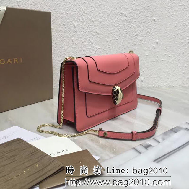 BVLGARI寶格麗 進口牛皮系列 時尚百搭 單肩斜挎包 39174 FYD1137